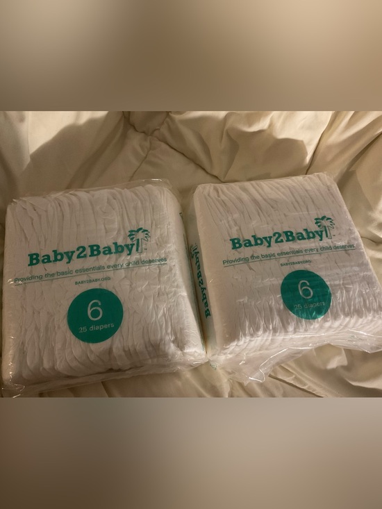 Baby 2 baby Other - 2 packs of White Disposable Diapers - Size 6 (Pack)